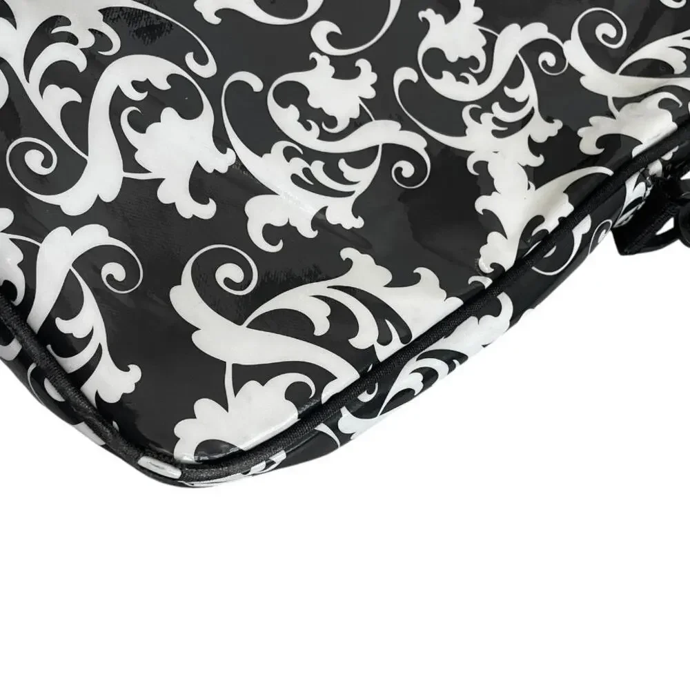 Paperchase Black & White Damask Padded Laptop Computer Case